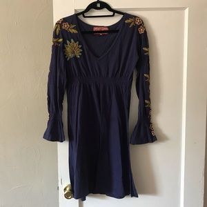 Johnny Was JWLA embroidered women’s dress, size S